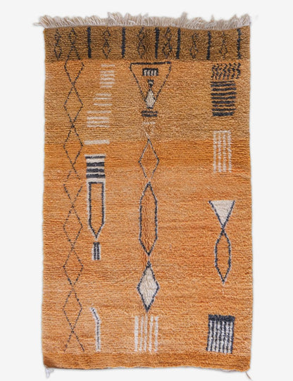 Moroccan Orange Rug 8.9 x 5.3 ft / 272 x 163 cm - Surcoma