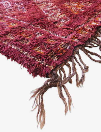 Moroccan Orange Wool Rug 10.1 x 6.1 ft / 308 x 186 cm