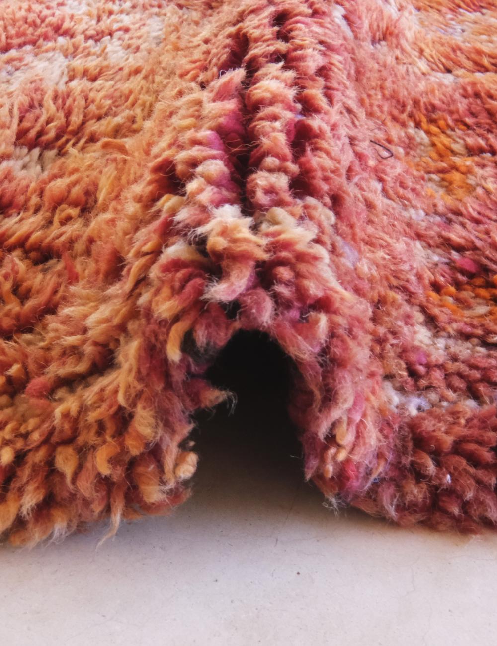 Moroccan Orange Wool Rug 10.1 x 6.1 ft / 308 x 186 cm