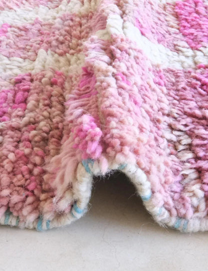Moroccan Pastel Wool Rug 8.8 x 5.6 ft / 268 x 172 cm - Surcoma