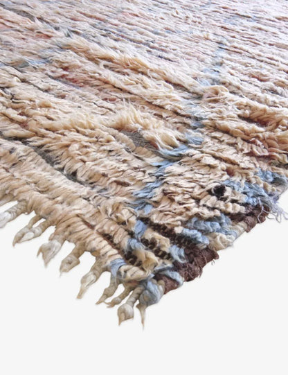 Moroccan Peach Runner Wool Rug 8.5 x 3 ft / 260 x 92 cm - Surcoma