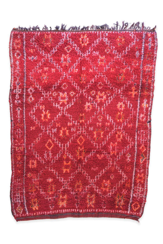 Moroccan Red Beni M'Guild Rug 9.1 x 6.1 ft / 276 x 188 cm