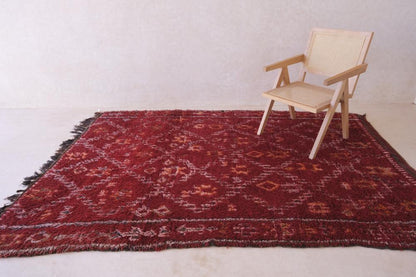 Moroccan Red Beni M'Guild Rug 9.1 x 6.1 ft / 276 x 188 cm - Surcoma