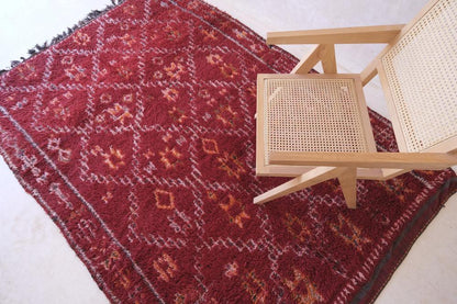 Moroccan Red Beni M'Guild Rug 9.1 x 6.1 ft / 276 x 188 cm - Surcoma