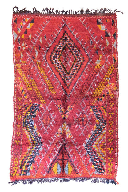 Moroccan Red Collector Rug 10.3 x 6.1 ft / 314 x 188 cm - Surcoma