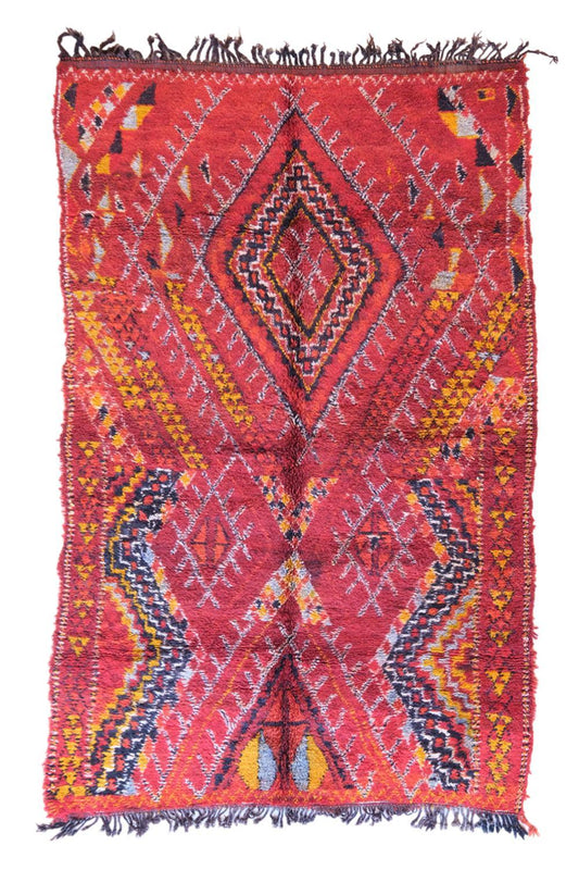 Moroccan Red Collector Rug 10.3 x 6.1 ft / 314 x 188 cm