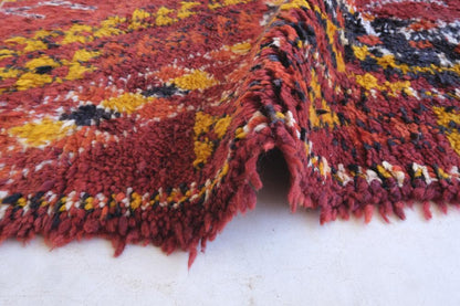 Moroccan Red Collector Rug 10.3 x 6.1 ft / 314 x 188 cm - Surcoma