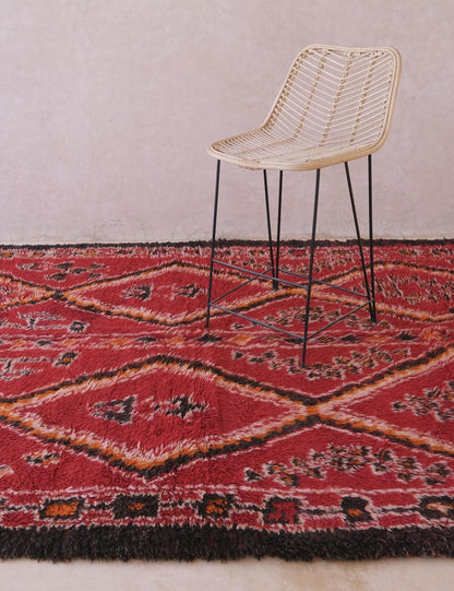 Moroccan Red Collector Rug 10.2 x 6.4 ft / 310 x 197 cm - Surcoma
