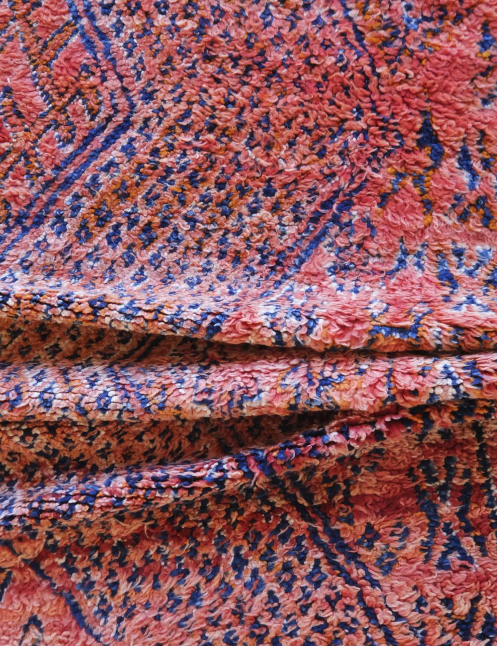 Moroccan Red Wool Rug 9.6 x 7 ft / 292 x 215 cm