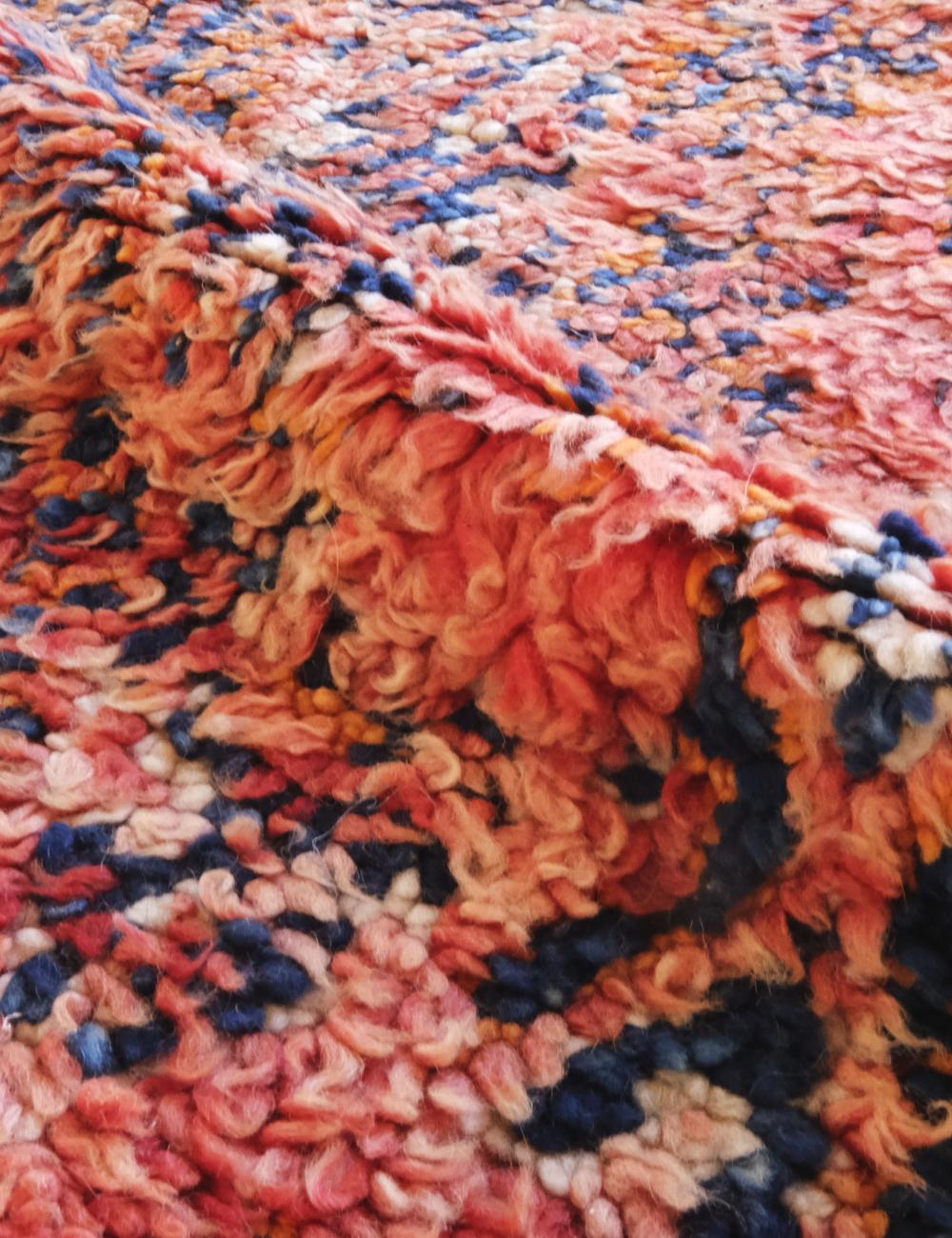 Moroccan Red Wool Rug 9.6 x 7 ft / 292 x 215 cm