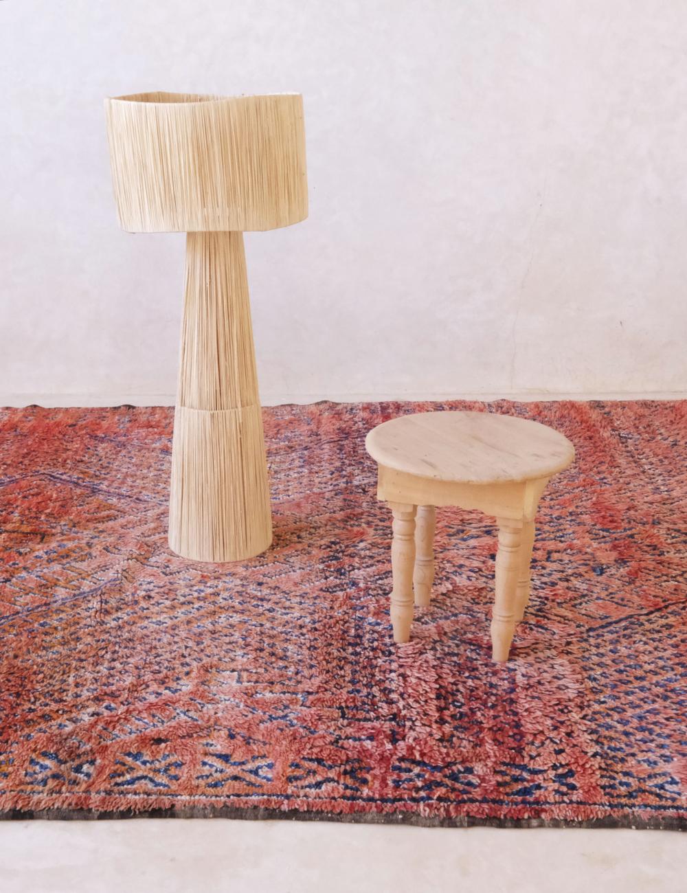 Moroccan Red Wool Rug 9.6 x 7 ft / 292 x 215 cm