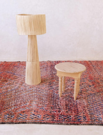 Moroccan Red Wool Rug 9.6 x 7 ft / 292 x 215 cm