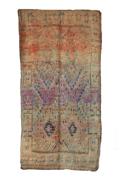 Moroccan Beni MGuild Wool Rug 9.4 x 5 ft / 285 x 155 cm - Surcoma