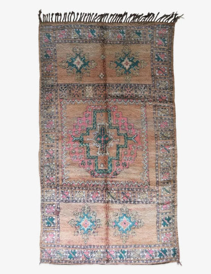 Moroccan Tan Rug 10.6 x 5.6 ft / 323 x 172 cm - Surcoma