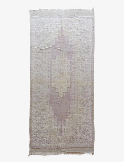 Handmade Moroccan Low Pile Rug 10.5 x 4.9 ft / 320 x 151 cm - Surcoma