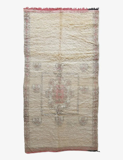 Handknotted Moroccan Wool Rug 9.8 x 4.9 ft / 300 x 152 cm - Surcoma
