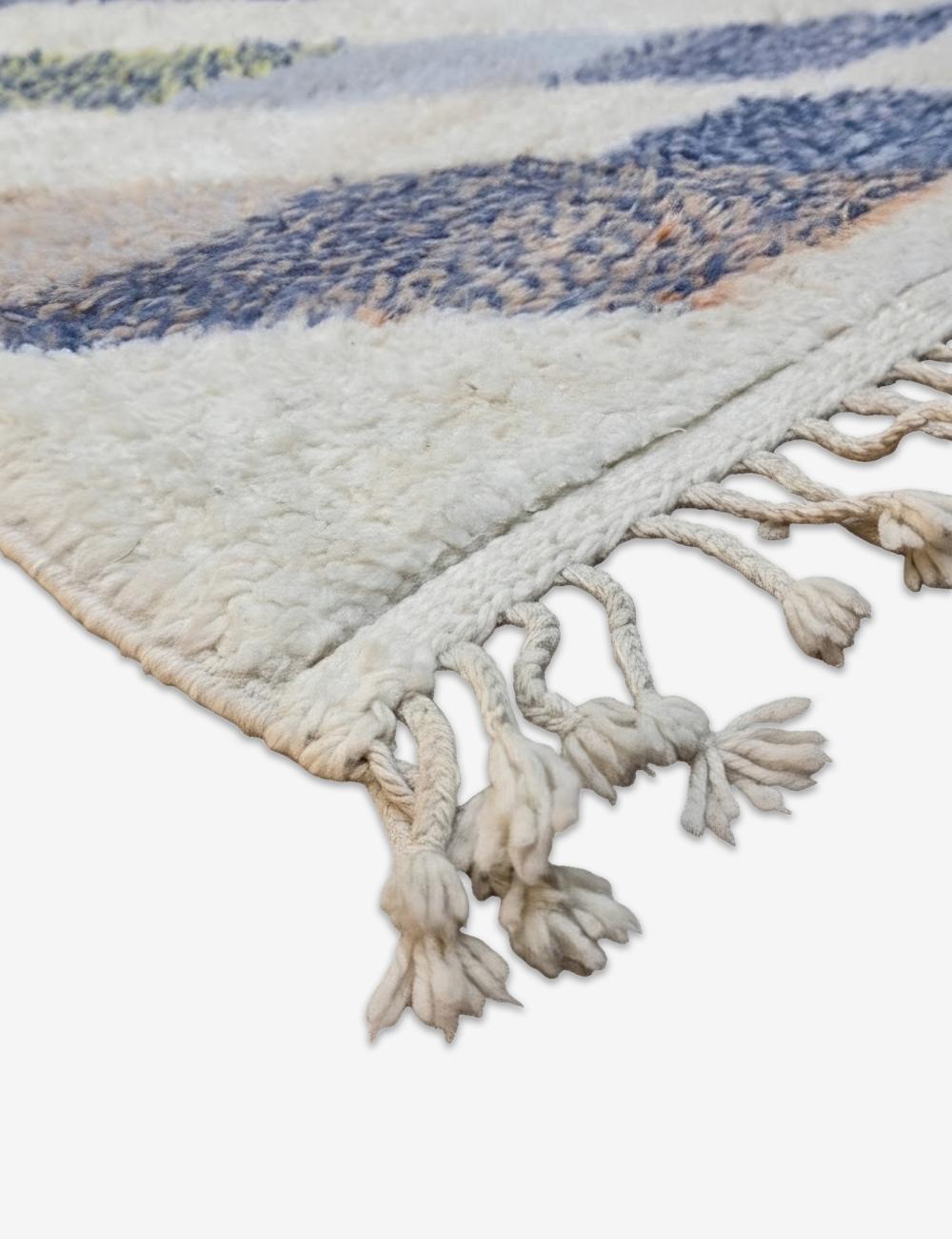 Modern Colorful Medallion Moroccan Rug 9.7 x 6.4 ft / 295 x 195 cm