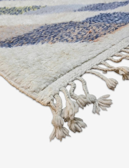 Modern Colorful Medallion Moroccan Rug 9.7 x 6.4 ft / 295 x 195 cm