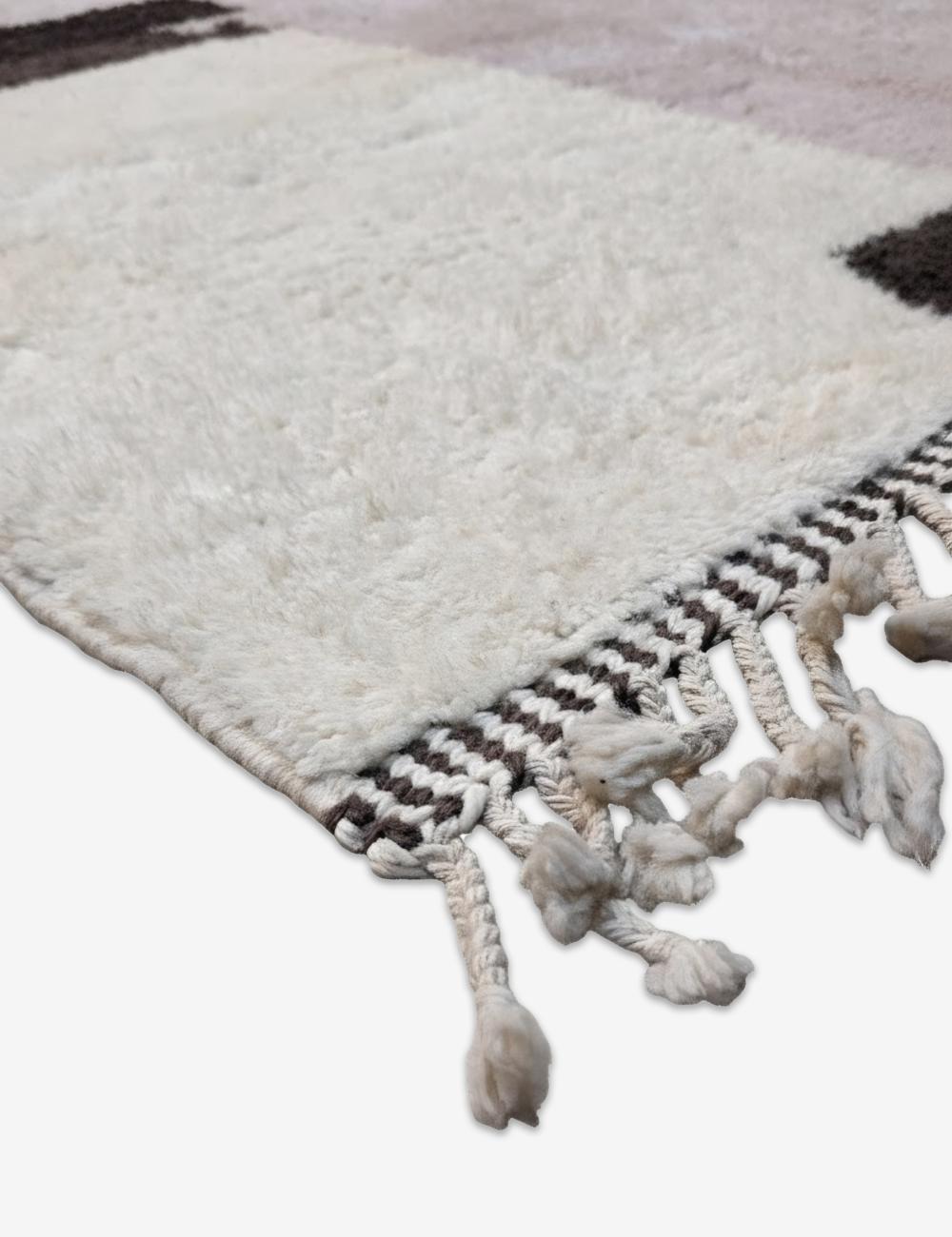 Abstract Color Block Boujad Rug 8.5 x 6.4 ft / 260 x 195 cm