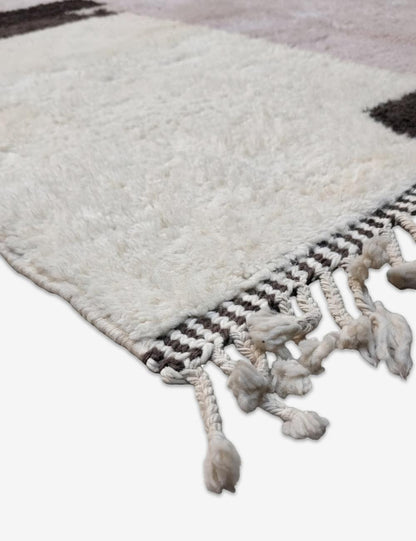 Abstract Color Block Boujad Rug 8.5 x 6.4 ft / 260 x 195 cm