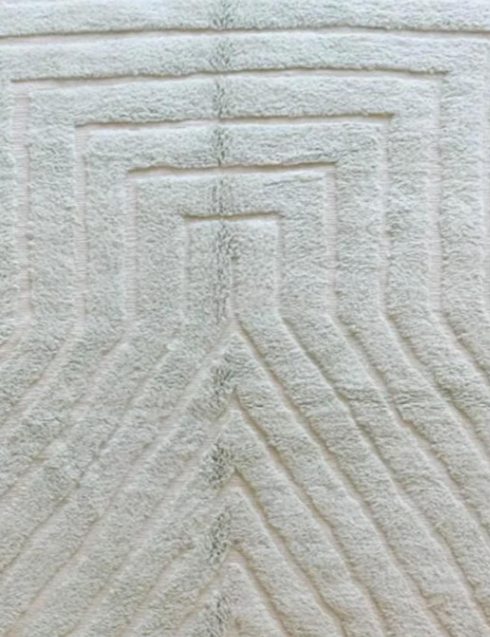 Custom Sage Green Beni Mrirt Rug