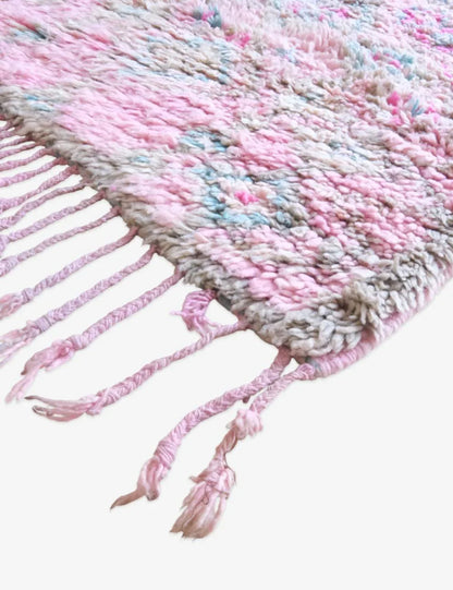 Moroccan Pink Accent Rug 7.2 x 3 ft / 218 x 92 cm - Surcoma
