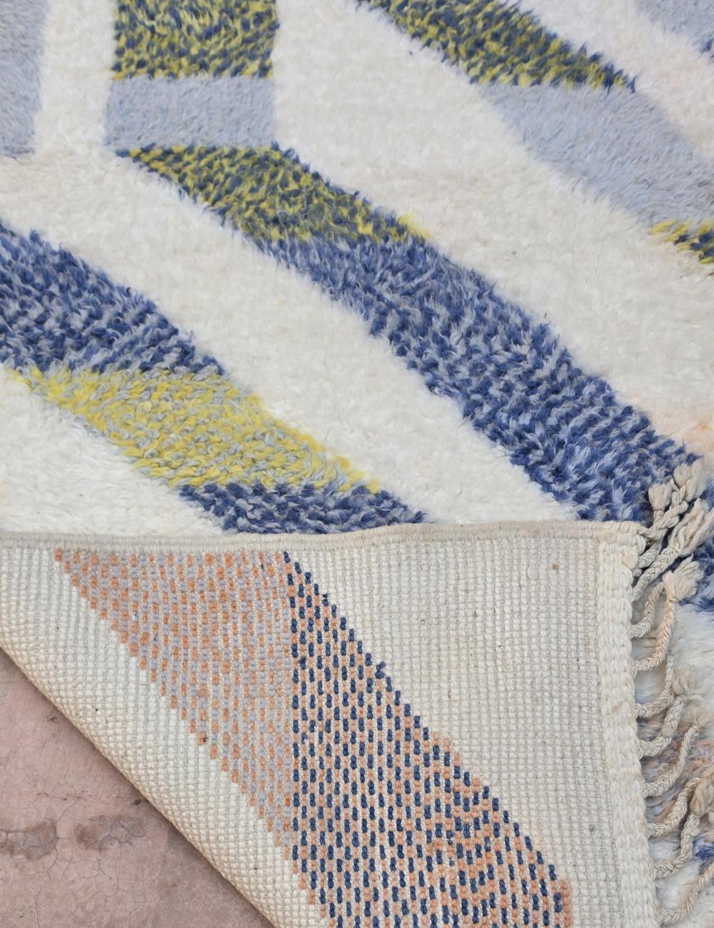Modern Colorful Medallion Moroccan Rug 9.7 x 6.4 ft / 295 x 195 cm
