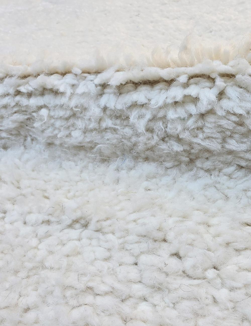 White Beni Ourain Subtle Diamond Rug 11.4 x 8.33 ft / 346 x 254 cm