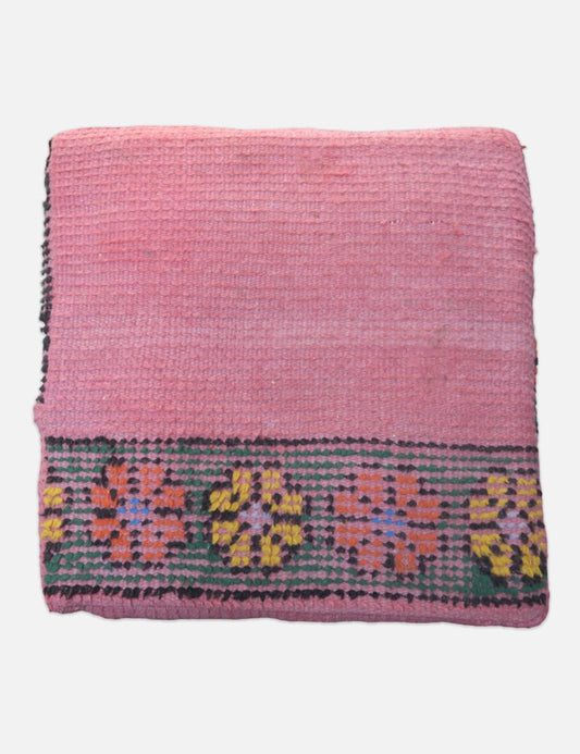 Moroccan Pink Square Floor Cushion