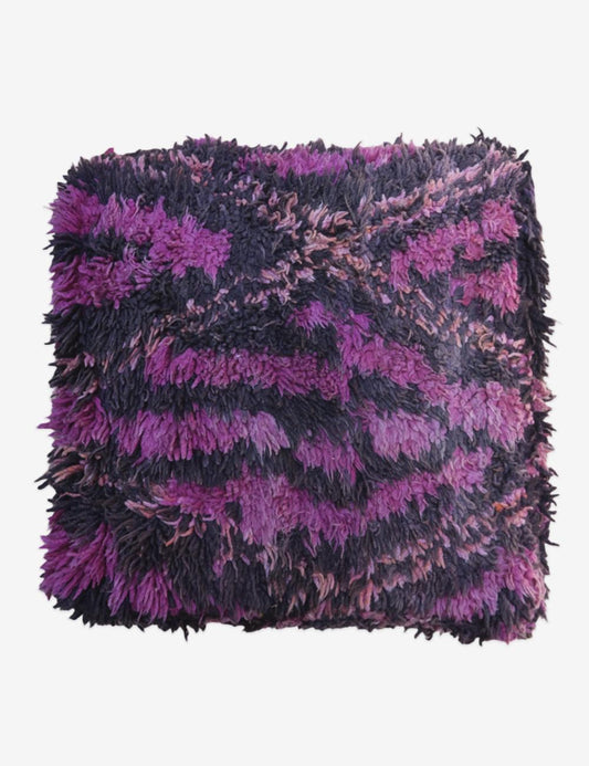 Moroccan Purple Square Floor Pillow