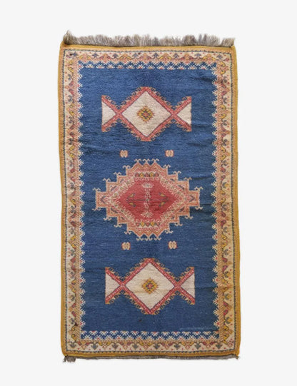 Moroccan Taznakht Rug 6.5 x 3.7 ft / 198 x 114 cm - Surcoma