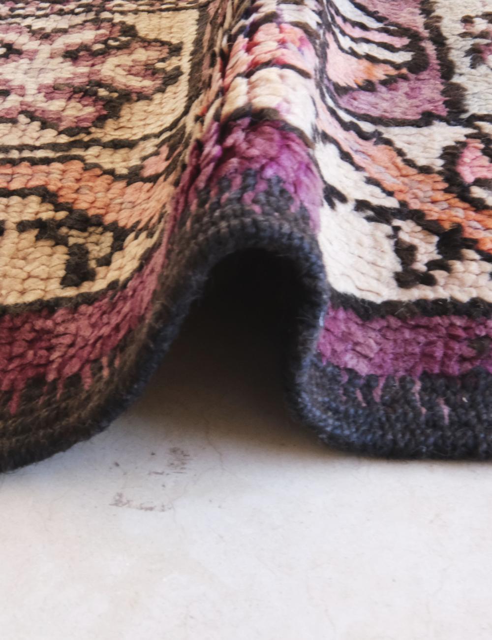 Moroccan Vintage Boujad Wool Rug 11.2 x 6.5 ft / 340 x 198 cm