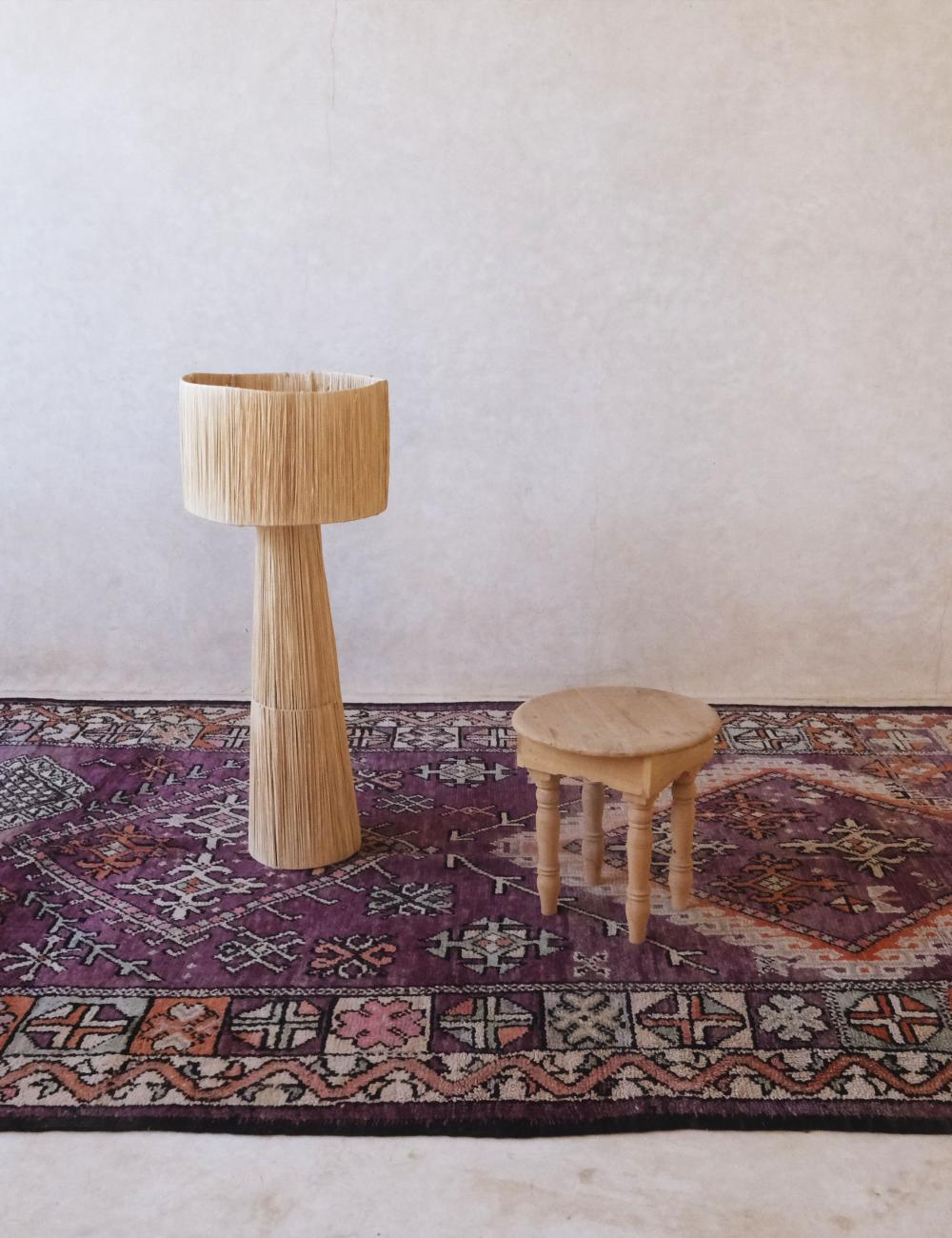 Moroccan Vintage Boujad Wool Rug 11.2 x 6.5 ft / 340 x 198 cm