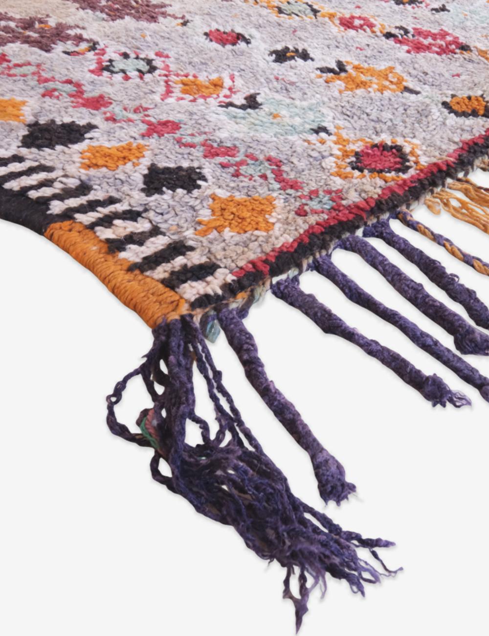 Moroccan Vintage Runner Rug 10.6 x 3.6 ft / 322 x 110 cm