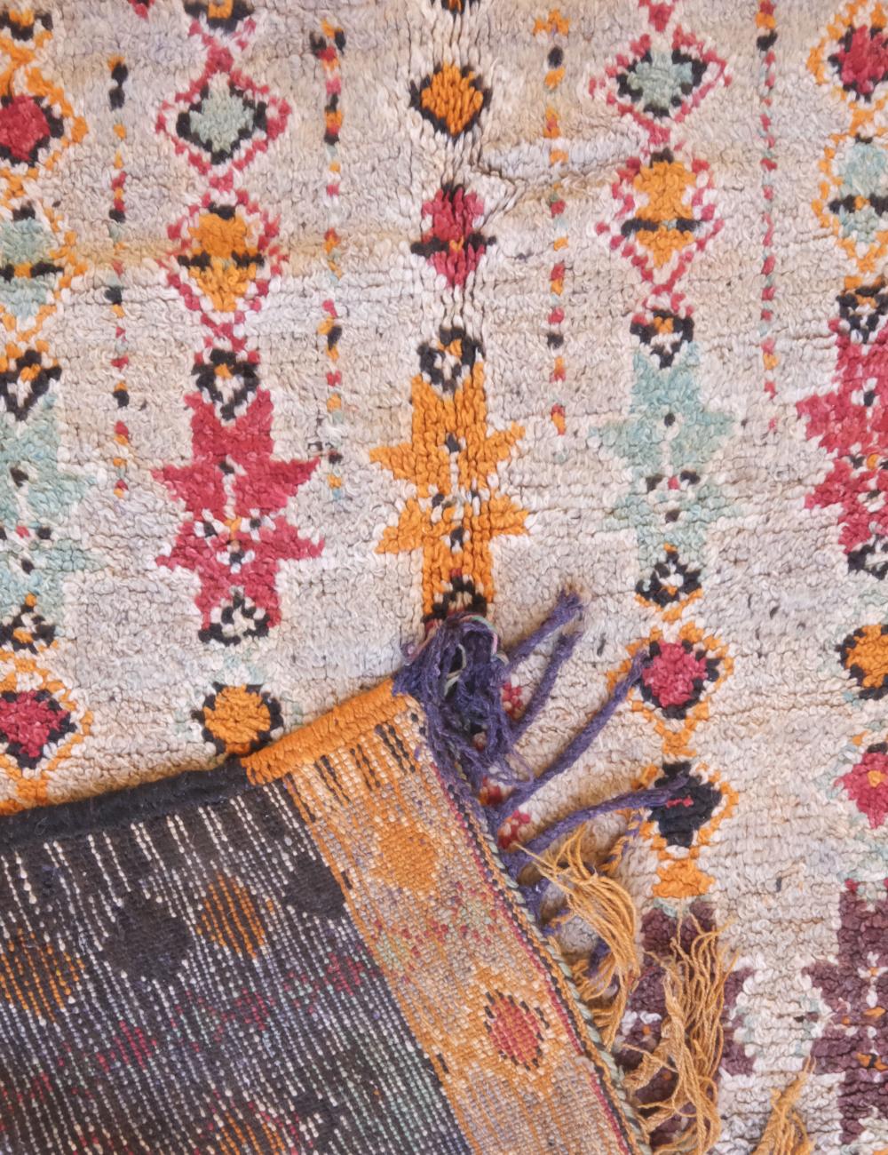 Moroccan Vintage Runner Rug 10.6 x 3.6 ft / 322 x 110 cm