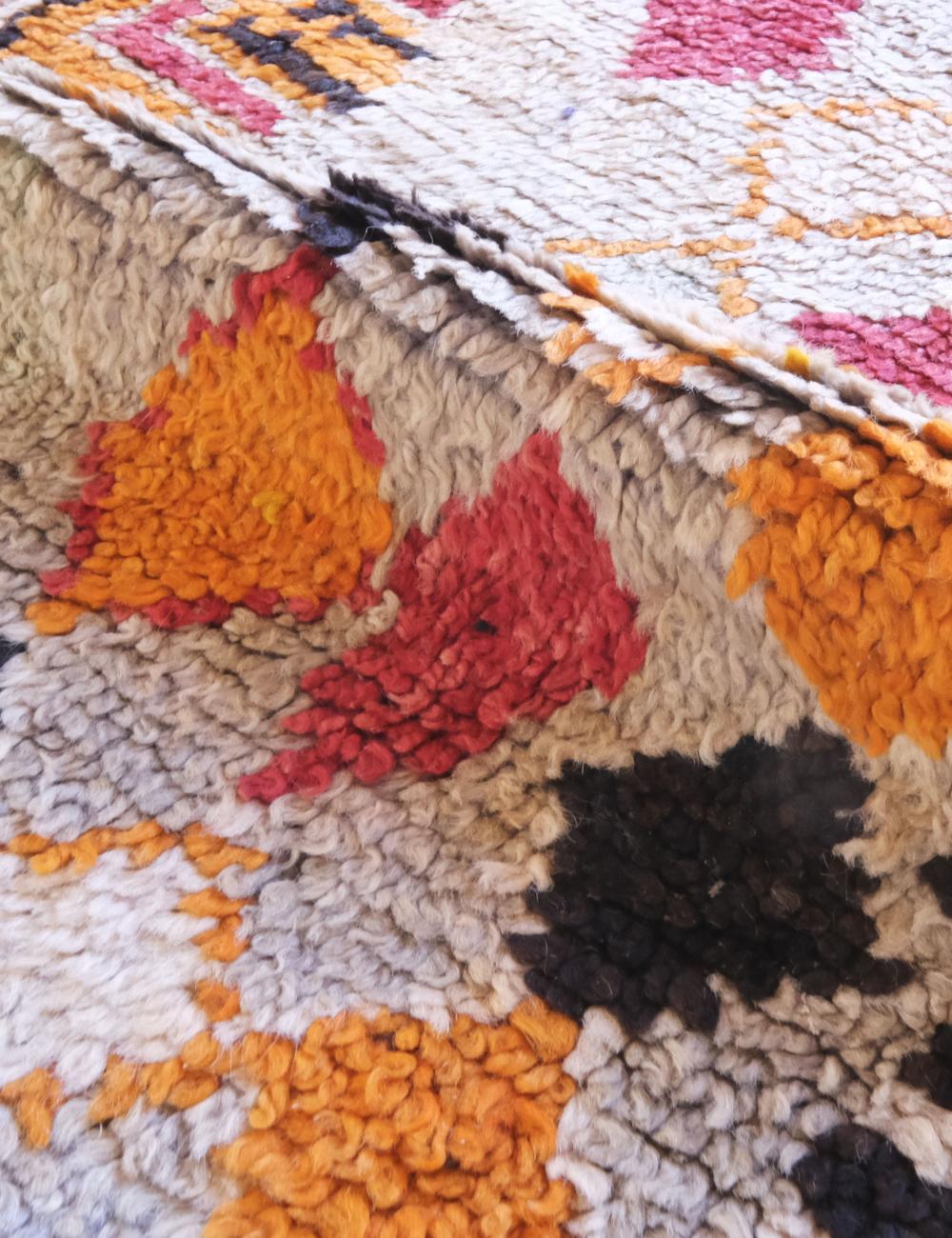 Moroccan Vintage Runner Rug 10.6 x 3.6 ft / 322 x 110 cm