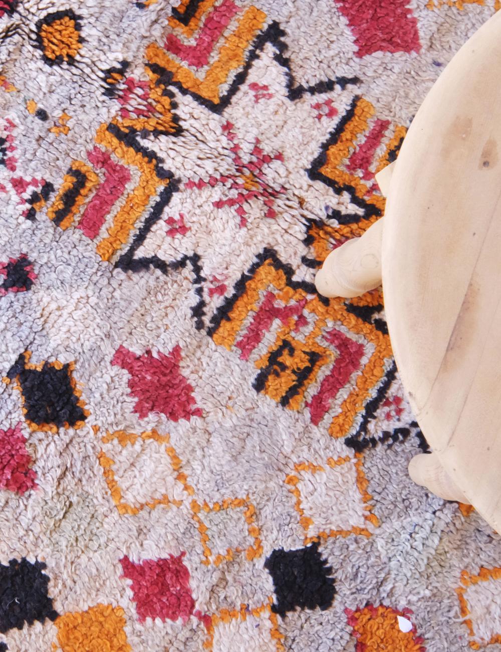 Moroccan Vintage Runner Rug 10.6 x 3.6 ft / 322 x 110 cm