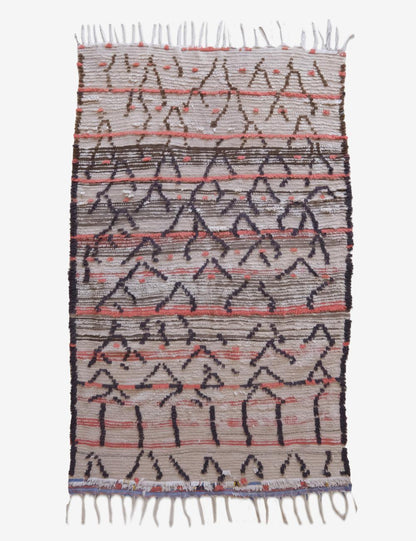Moroccan Vintage Ourika Rug 6.8 x 4.1 ft / 208 x 125 cm - Surcoma