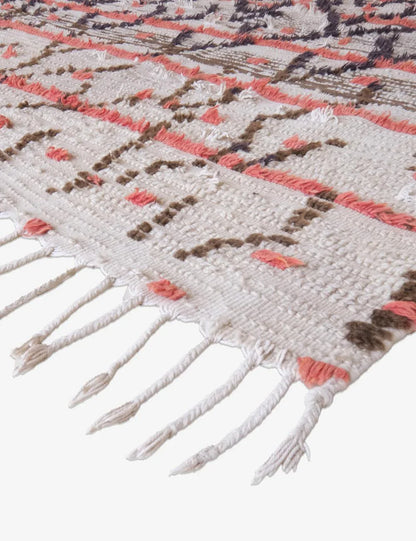 Moroccan Vintage Ourika Rug 6.8 x 4.1 ft / 208 x 125 cm - Surcoma