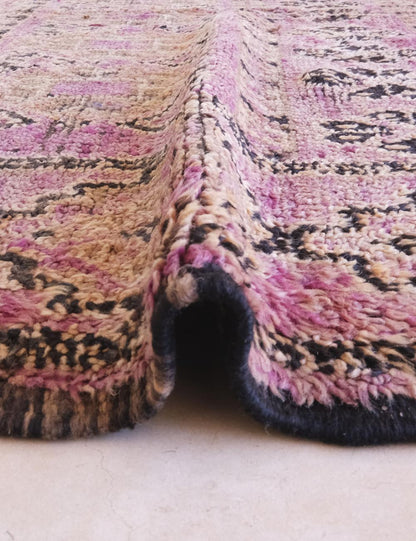 Dusky Lavender Vintage Moroccan Rug 10 x 6.3 ft / 306 x 193 cm
