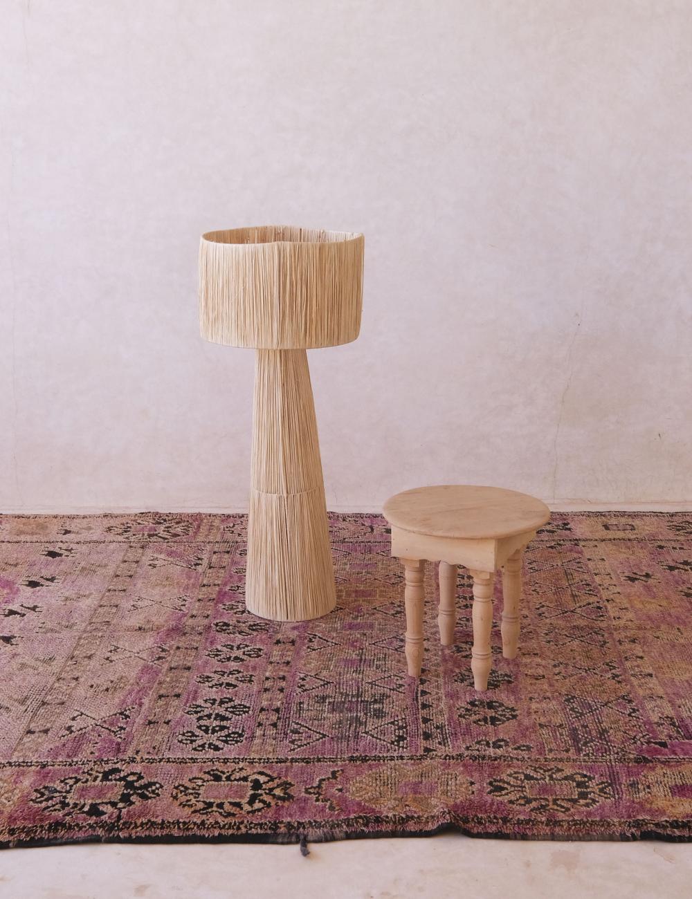 Dusky Lavender Vintage Moroccan Rug 10 x 6.3 ft / 306 x 193 cm