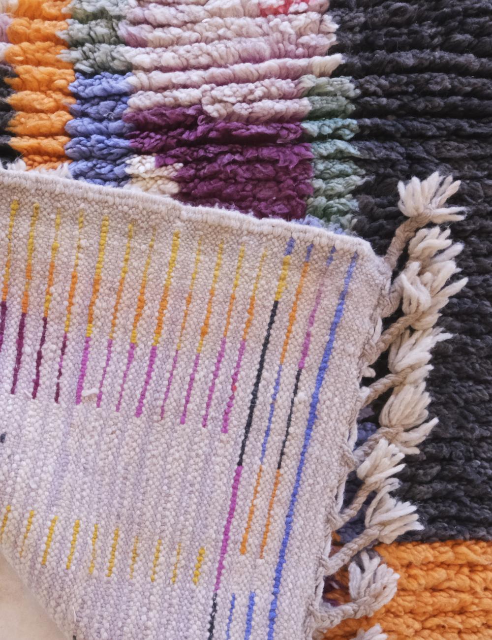 Moroccan Colorful Runner Rug 11.2 x 3.1 ft / 342 x 95 cm