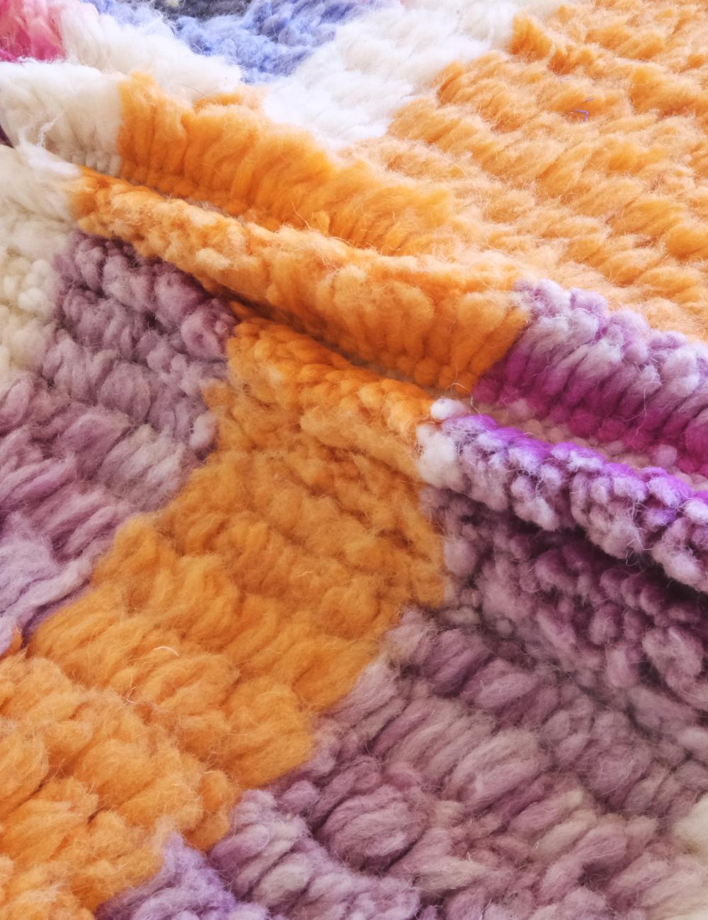 Moroccan Colorful Runner Rug 11.2 x 3.1 ft / 342 x 95 cm