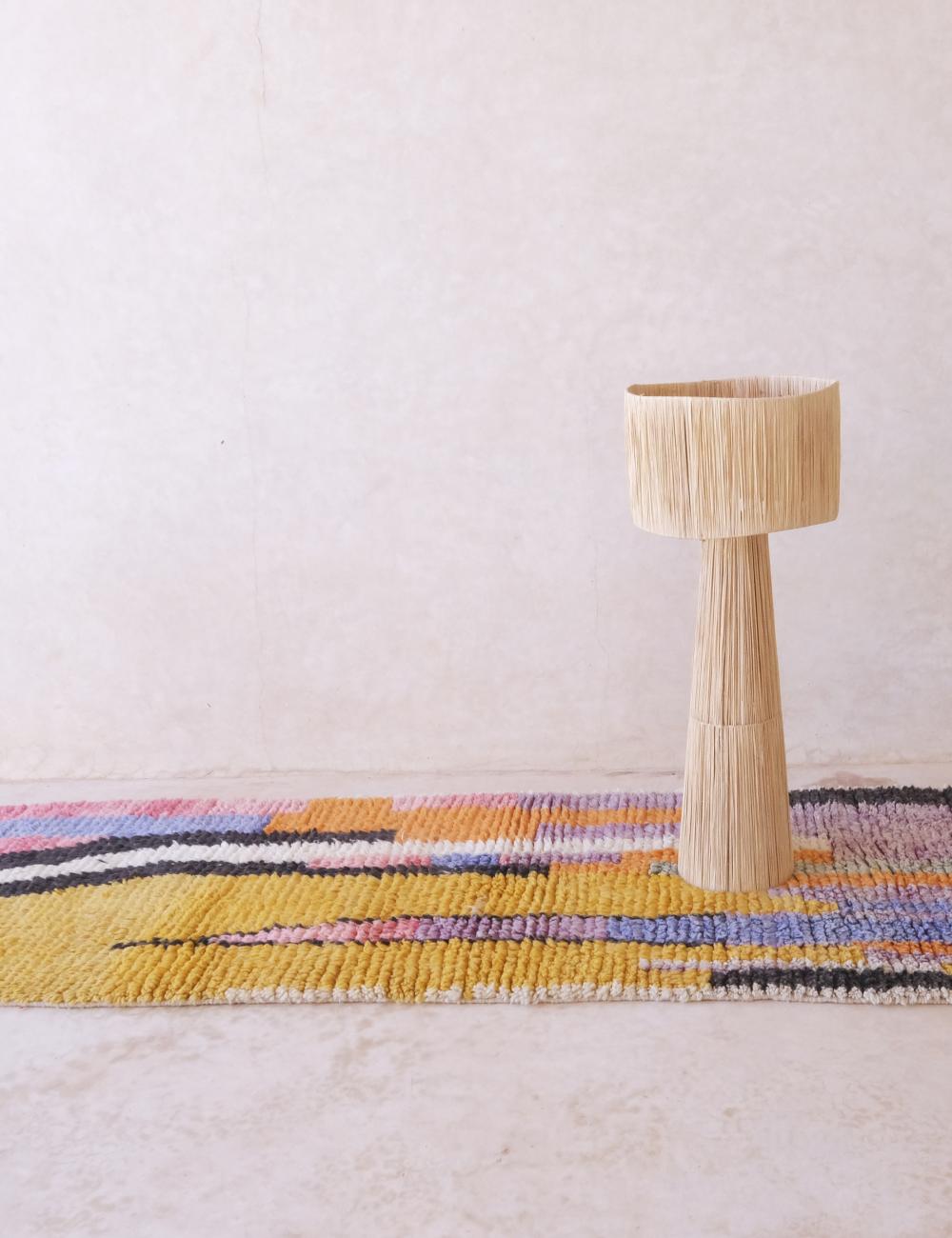 Moroccan Colorful Runner Rug 11.2 x 3.1 ft / 342 x 95 cm