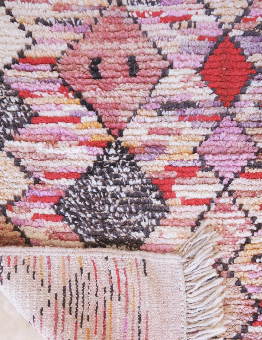 Moroccan Neutral Runner Rug 9.7 x 2.3 ft / 295 x 70 cm