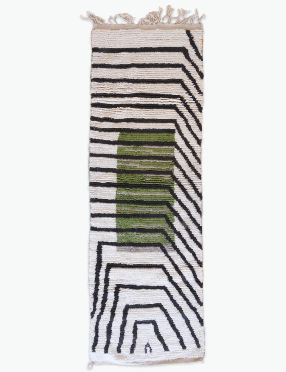 Modern Hallway Rug 12.1 x 4.2 ft / 370 x 129 cm