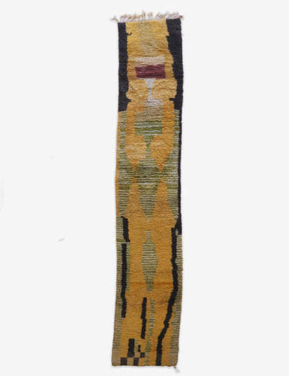 Moroccan Hallway Wool Rug 15.9 x 2.7 ft / 486 x 84 cm