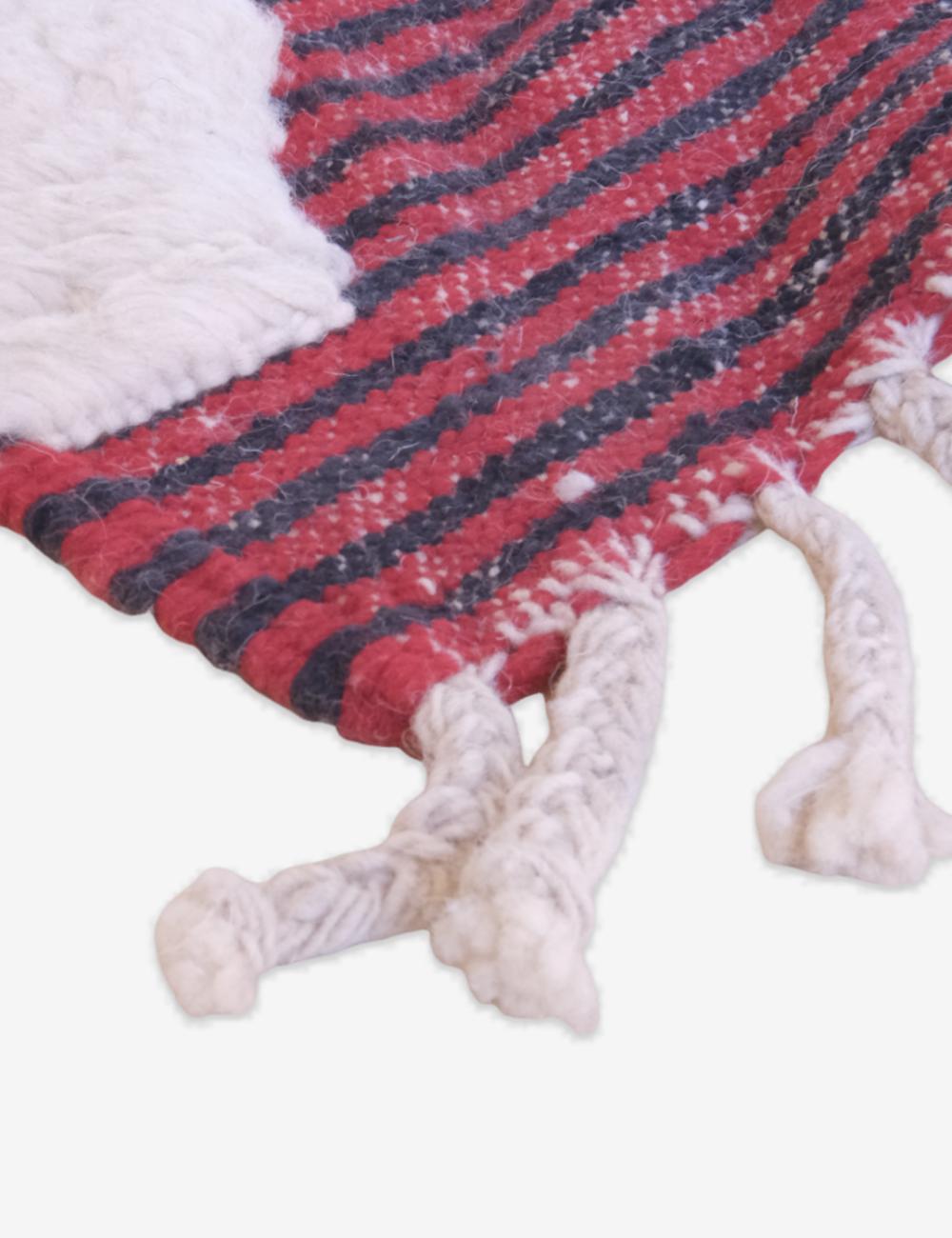 Contemporary Moroccan Runner Rug 11.7 x 2 ft / 356 x 63 cm