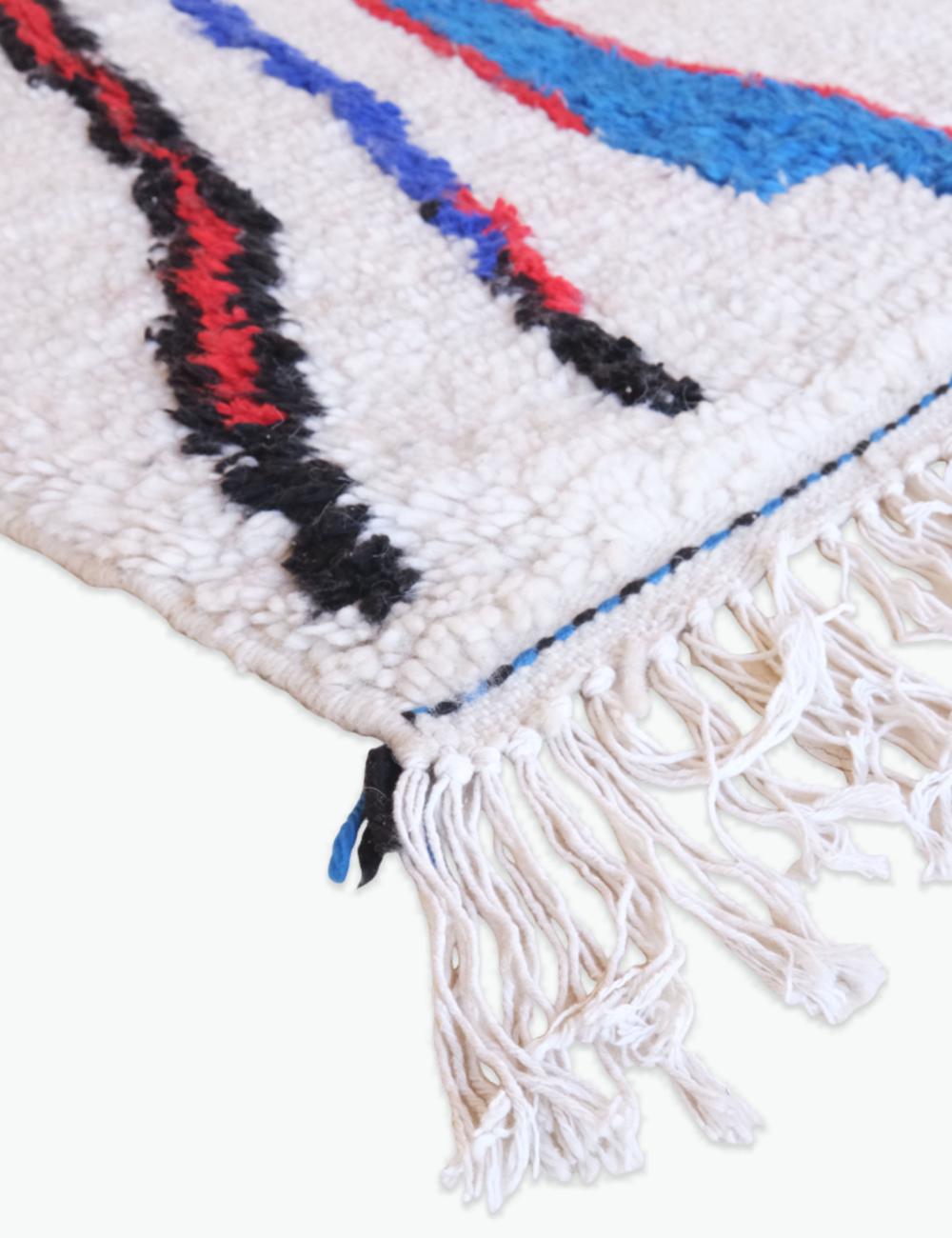 Red and Blue Rug 9.8 x 6.2 ft / 300 x 191 cm