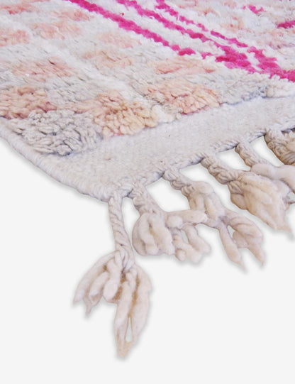 Modern Moroccan Runner Rug 12.8 x 2.7 ft / 391 x 83 cm
